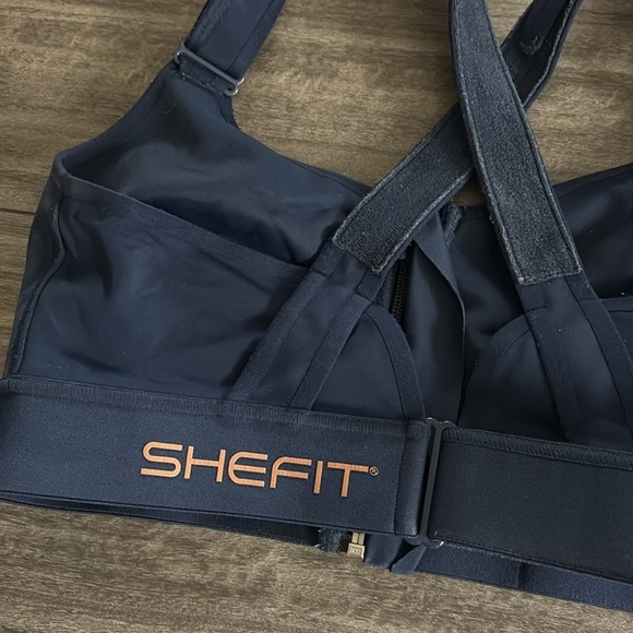 SHEFIT Flex Navy High Intensity Sports Bra - Picture 5 of 7